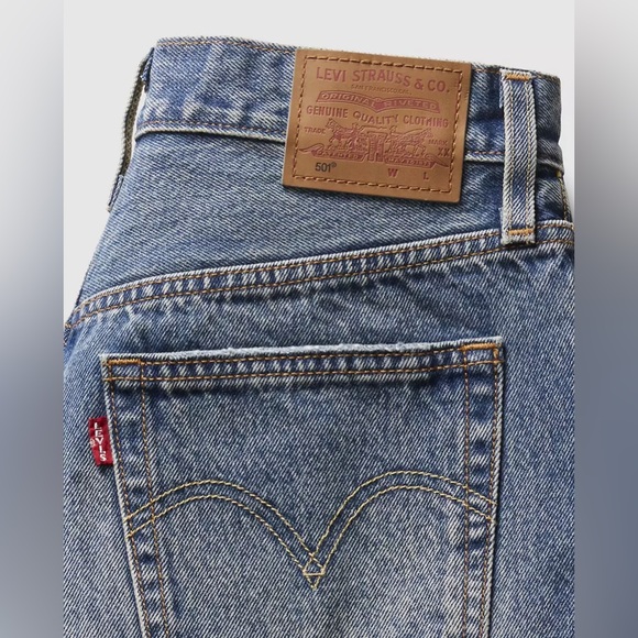 501® ORIGINAL FIT HIGH RISE WOMEN'S SHORTS - Verified Vintage - Size 30 - Picture 7 of 10